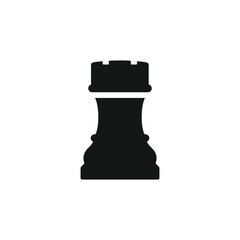 Rook chess icon vector. EPS 10 editable vector