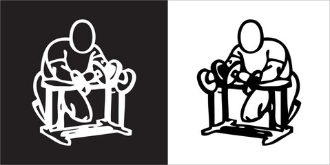  IIlustration Vector graphics of Workout Routine icon