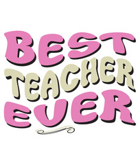 Retro, Teacher Craft Design. T-shirt Design. Illustration