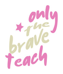 Retro, Teacher Craft Design. T-shirt Design. Illustration