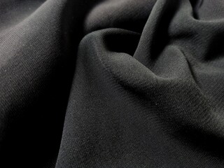 black fabric texture