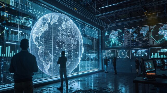 In a highsecurity research facility spets work tirelessly to fuse data from multiple intelligence sources creating a detailed model of global security threats.