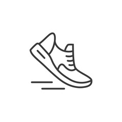 running shoes line icon vector images
