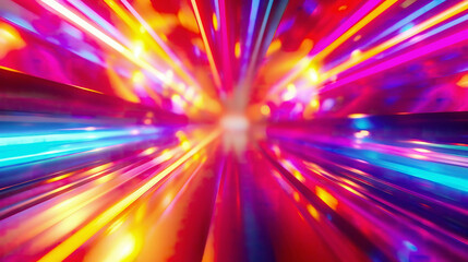 A vibrant 3D render of an abstract multicolor spectrum background