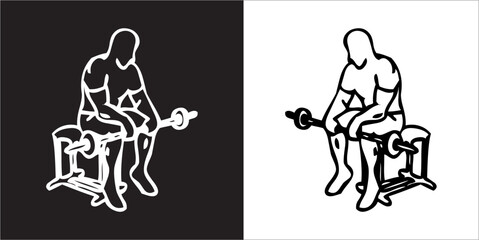  IIlustration Vector graphics of Workout Routine icon