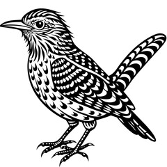 solid-silhouette-cactus-wren-animal-vector