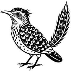 solid-silhouette-cactus-wren-animal-vector