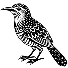 solid-silhouette-cactus-wren-animal-vector