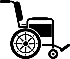 Physical Handicap, Patient Wheelchair Icon