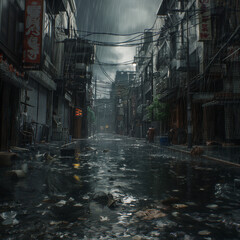 old abandoned factory