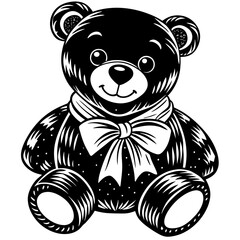 teddy-bear vector design 