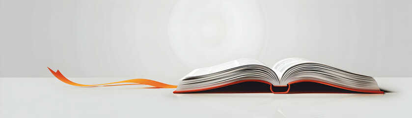 Obraz premium Photo Realistic Book Icon with Copy Space on White Background A Vector Illustration Perfect for Educational Themes and Learning Materials in Photo Stock Concept