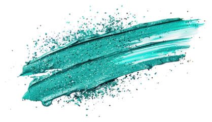 PNG  Mint green brush strokes powder animal shark.