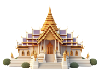 PNG Thai Temple temple architecture building.