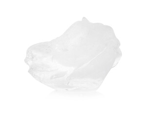 Obraz premium One piece of clear ice isolated on white