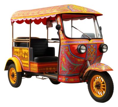 PNG Tuk-tuk Thailand three wheel transportation automobile vehicle.