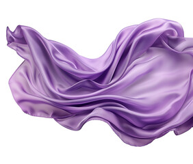Obraz premium Silk fabric flowing on transparent background background