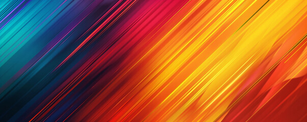 Abstract background with sharp, angular lines in high contrast colors.