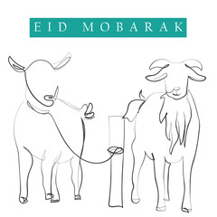 hand drawn line art vector of muslim eid celebrations elements.