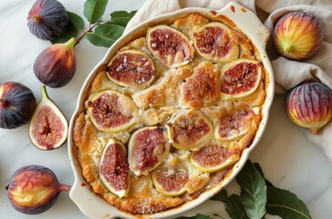Fig and Cream Cheese Tart With Fresh Figs