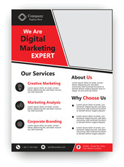 digital marketing company flyer