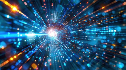 Naklejka premium abstract technology background of highspeed global data transfer and ultrafast broadband