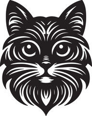 cat vector art illustration 