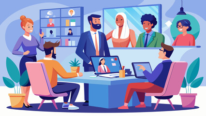 well-dressed-people-are-in-a-zoom-meeting