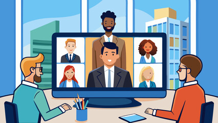 well-dressed-people-are-in-a-zoom-meeting