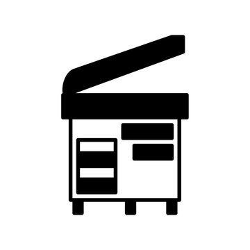 recommend clip art: Photocopy icon or logo illustration outline black style