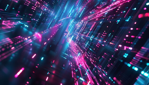 digital sifi Immersive Futuristic Digital Background for UXUI Design