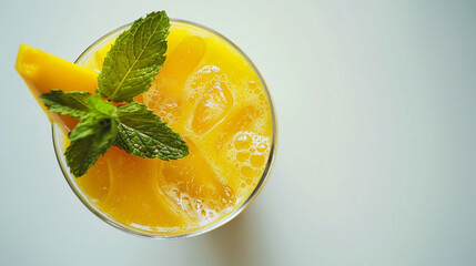 orange juice with lime