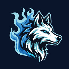 Naklejka premium WOLF HEAD 7.eps