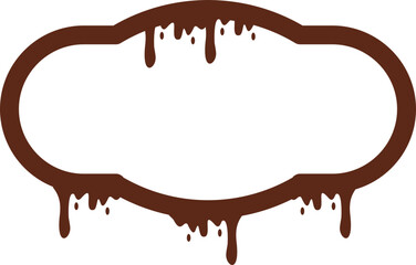 Melted Chocolate Frame