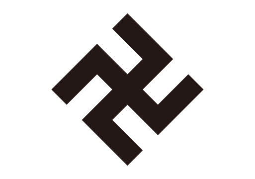 五つ割角立て万字