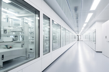 Modern High-Tech Cleanroom Laboratory