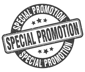 special promotion stamp. special promotion label. round grunge sign