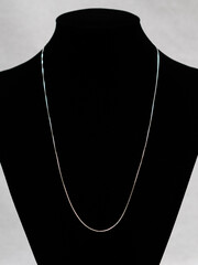 Handmade Hmong or Miao silver jewelry display on white background