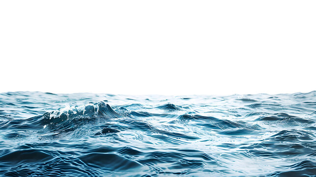 choppy sea water ocean isolated on transparent background, png sea water ocean