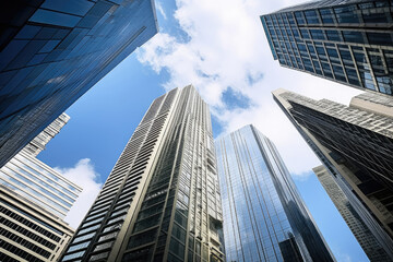 "Reaching for the Sky: Urban Architectural Majesty"