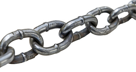 Obraz premium png chain link cutout isolated on transparent background