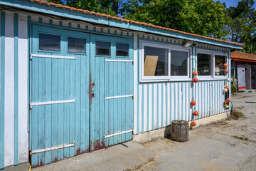 CAP FERRET (Bassin d'Arcachon, France). Cabane ostréicole en bois