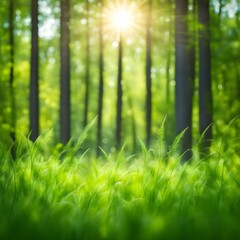 Fototapeta premium green trees