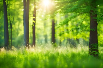Fototapeta premium green trees
