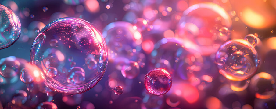 Abstract sphere balls or bubles pastel color beautiful background for cover brochure, flyer, poster, wallpaper, banner web
