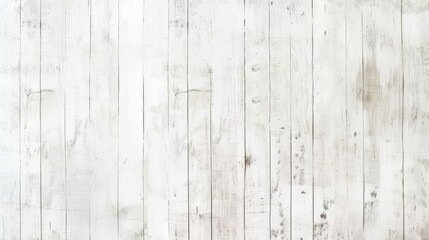 White Wooden Planks with Vintage Texture