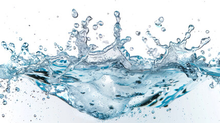 water splash isolated