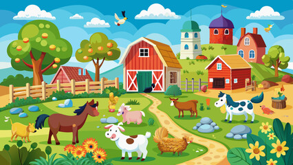 a-nice-farm-with-different-animals