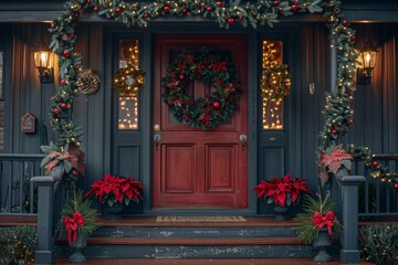 Festive Front Porch Decor