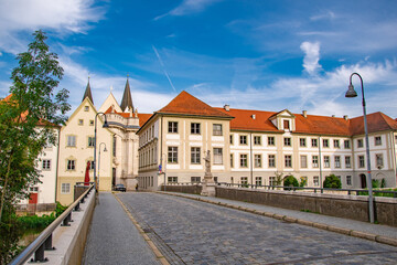 eichstätt, beautiful summer city view, germany architecture